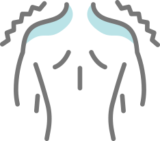 首の痛み、肩こり、頭痛、腕・手のしびれなど